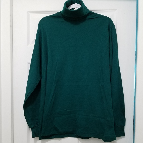 Emerald green t-neck - Picture 2 of 4